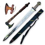 Ragnar Lothbrok Sword and Axe Set for Vikings