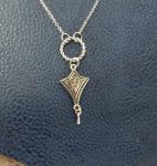 Viking Pendant Necklace with Shield Maiden Design