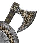 Viking Warrior Coat of Arms Shield Wall Decor