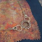 Norse Silver Amulet Necklace for Viking Lovers