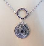 Norse Silver Viking Pendant Necklace for Men