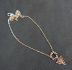 Viking Shield Maiden Pendant Necklace in Silver