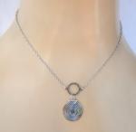 Norse Silver Viking Pendant Necklace for Men