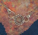 Norse Silver Amulet Necklace for Viking Lovers