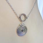 Norse Silver Viking Pendant Necklace for Men