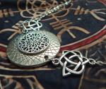 Viking Silver Knot Necklace - Nordic Jewelry