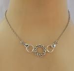 Norse Silver Amulet Necklace for Viking Lovers