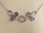 Silver Knot Necklace for Viking Shield Maidens