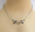 Silver Knot Necklace for Viking Shield Maidens