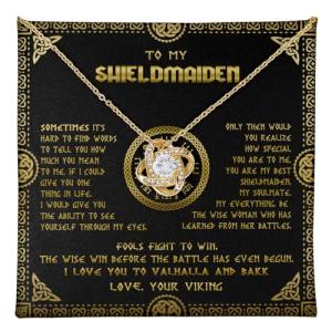 Shieldmaiden Love Knot Necklace - Valhalla Style