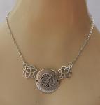 Viking Silver Knot Necklace - Nordic Jewelry