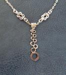 Viking Silver Knot Pendant Necklace for Shield Maidens