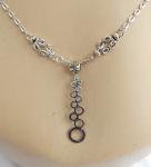 Viking Silver Knot Pendant Necklace for Shield Maidens