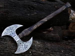 24” Viking Double-Headed Axe for Norse Style