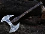 24” Viking Double-Headed Axe for Norse Style