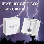 Black Thor's Hammer Necklace with Obsidian Urn