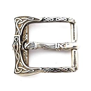 Viking Axe Belt Buckle in German Silver