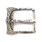 Viking Axe Belt Buckle in German Silver