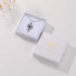 Viking Arrowhead Necklace with Runes in Silver