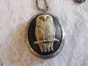 Owl Pendant Necklace for Viking Festival Style