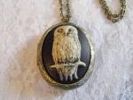 Owl Pendant Necklace for Viking Festival Style