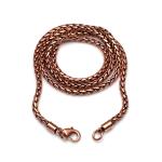 Pure Copper Wheat Chain Necklace for Vikings