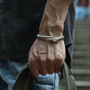 Viking Dragon Stainless Steel Cuff Bracelet for Men