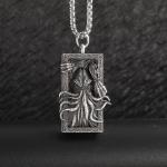 Viking Octopus Pendant Necklace - Kraken Design