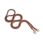 Pure Copper Wheat Chain Necklace for Vikings