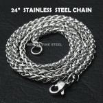 Norse Viking Wolf Raven Axe Pendant Necklace