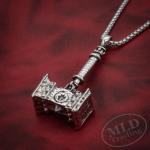 Thor's Hammer Pendant Necklace - Norse Amulet