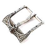 Viking Axe Belt Buckle in German Silver