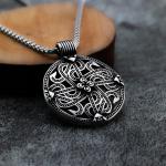 Norse Viking Protection Symbol Pendant Necklace for Women