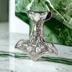 Large Viking Thor's Hammer Pendant Necklace