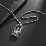 Viking Octopus Pendant Necklace - Kraken Design