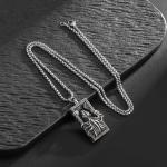 Viking Octopus Pendant Necklace - Kraken Design