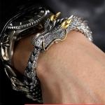 Viking Dragon Scale Chain Bracelet for Men