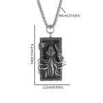 Viking Octopus Pendant Necklace - Kraken Design