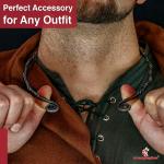 Hand Forged Viking Warrior Iron Torc Necklace