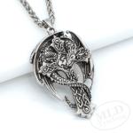 Celtic Dragon Cross Pendant with 24" Chain