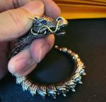 Viking Dragon Scale Chain Bracelet for Men