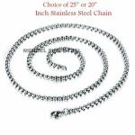 Nordic Viking Raven Axe Pendant Necklace for Men