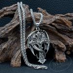 Celtic Dragon Cross Pendant with 24" Chain