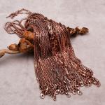 Pure Copper Wheat Chain Necklace for Vikings