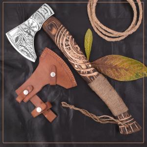 Viking Throwing Axe with Ashwood Handle
