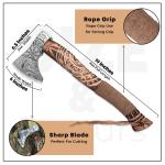 Viking Throwing Axe with Ashwood Handle