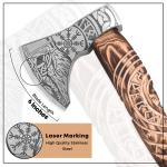 Viking Throwing Axe with Ashwood Handle