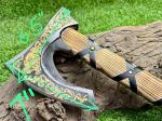 Custom Forged Viking Axe with Rose Wood Handle