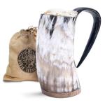 Norse Tradesman Viking Drinking Horn Mug - 16 oz