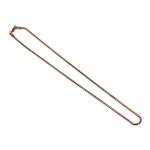 Oxidized Copper Wheat Necklace for Viking Style